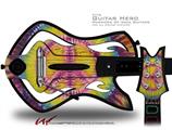 Tie Dye Peace Sign 109 Decal Style Skin - fits Warriors Of Rock Guitar Hero Guitar (GUITAR NOT INCLUDED)