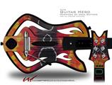 Tie Dye Spine 100 Decal Style Skin - fits Warriors Of Rock Guitar Hero Guitar (GUITAR NOT INCLUDED)