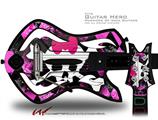 Pink Diamond Skull Decal Style Skin - fits Warriors Of Rock Guitar Hero Guitar (GUITAR NOT INCLUDED)