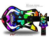 Rainbow Leopard Decal Style Skin - fits Warriors Of Rock Guitar Hero Guitar (GUITAR NOT INCLUDED)