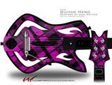 Pink Plaid Decal Style Skin - fits Warriors Of Rock Guitar Hero Guitar (GUITAR NOT INCLUDED)