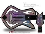 Purple Orange Decal Style Skin - fits Warriors Of Rock Guitar Hero Guitar (GUITAR NOT INCLUDED)