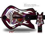 Racer Decal Style Skin - fits Warriors Of Rock Guitar Hero Guitar (GUITAR NOT INCLUDED)