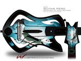 Silently-2 Decal Style Skin - fits Warriors Of Rock Guitar Hero Guitar (GUITAR NOT INCLUDED)