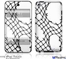 iPod Touch 4G Decal Style Vinyl Skin - Ripped Fishnets