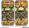 iPhone 4 Decal Style Vinyl Skin - Airship Pirate (DOES NOT fit newer iPhone 4S)