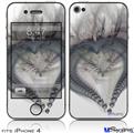 iPhone 4 Decal Style Vinyl Skin - Be My Valentine (DOES NOT fit newer iPhone 4S)