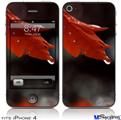 iPhone 4 Decal Style Vinyl Skin - Dripping Leaves (DOES NOT fit newer iPhone 4S)