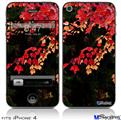 iPhone 4 Decal Style Vinyl Skin - Leaves Are Changing (DOES NOT fit newer iPhone 4S)