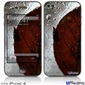 iPhone 4 Decal Style Vinyl Skin - Rain Drops On My Window (DOES NOT fit newer iPhone 4S)
