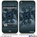 iPhone 4 Decal Style Vinyl Skin - Eclipse (DOES NOT fit newer iPhone 4S)