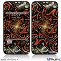 iPhone 4 Decal Style Vinyl Skin - Knot (DOES NOT fit newer iPhone 4S)