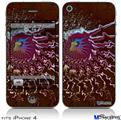iPhone 4 Decal Style Vinyl Skin - Neuron (DOES NOT fit newer iPhone 4S)