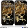 iPhone 4 Decal Style Vinyl Skin - Moth (DOES NOT fit newer iPhone 4S)