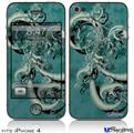 iPhone 4 Decal Style Vinyl Skin - New Fish (DOES NOT fit newer iPhone 4S)