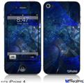 iPhone 4 Decal Style Vinyl Skin - Opal Shards (DOES NOT fit newer iPhone 4S)