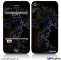 iPhone 4 Decal Style Vinyl Skin - Outline (DOES NOT fit newer iPhone 4S)