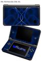Abstract 01 Blue - Decal Style Skin fits Nintendo DSi XL (DSi SOLD SEPARATELY)
