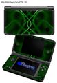 Abstract 01 Green - Decal Style Skin fits Nintendo DSi XL (DSi SOLD SEPARATELY)