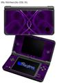Abstract 01 Purple - Decal Style Skin fits Nintendo DSi XL (DSi SOLD SEPARATELY)