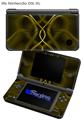 Abstract 01 Yellow - Decal Style Skin fits Nintendo DSi XL (DSi SOLD SEPARATELY)