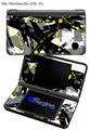 Abstract 02 Yellow - Decal Style Skin fits Nintendo DSi XL (DSi SOLD SEPARATELY)