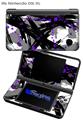 Abstract 02 Purple - Decal Style Skin fits Nintendo DSi XL (DSi SOLD SEPARATELY)