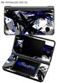 Abstract 02 Blue - Decal Style Skin fits Nintendo DSi XL (DSi SOLD SEPARATELY)