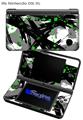 Abstract 02 Green - Decal Style Skin fits Nintendo DSi XL (DSi SOLD SEPARATELY)