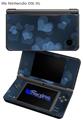 Bokeh Hearts Blue - Decal Style Skin fits Nintendo DSi XL (DSi SOLD SEPARATELY)