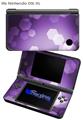 Bokeh Hex Purple - Decal Style Skin fits Nintendo DSi XL (DSi SOLD SEPARATELY)