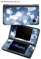 Bokeh Squared Blue - Decal Style Skin fits Nintendo DSi XL (DSi SOLD SEPARATELY)