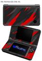 Jagged Camo Red - Decal Style Skin fits Nintendo DSi XL (DSi SOLD SEPARATELY)
