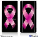 Zune HD Skin - Hope Breast Cancer Pink Ribbon on Black