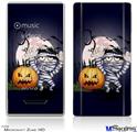 Zune HD Skin - Halloween Jack O Lantern Pumpkin Bats and Zombie Mummy
