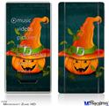 Zune HD Skin - Halloween Mean Jack O Lantern Pumpkin
