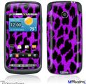 LG Vortex Skin - Purple Leopard