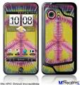 HTC Droid Incredible Skin - Tie Dye Peace Sign 104
