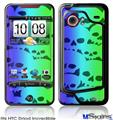 HTC Droid Incredible Skin - Rainbow Skull Collection