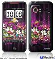 HTC Droid Incredible Skin - Grungy Flower Bouquet
