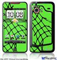 HTC Droid Incredible Skin - Ripped Fishnets Green