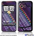 HTC Droid Incredible Skin - Tie Dye Alls Purple