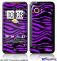 HTC Droid Incredible Skin - Purple Zebra
