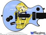 Guitar Hero III Wii Les Paul Skin - Puppy Dogs on Blue
