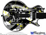 Guitar Hero III Wii Les Paul Skin - Abstract 02 Yellow