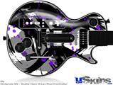 Guitar Hero III Wii Les Paul Skin - Abstract 02 Purple