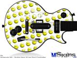 Guitar Hero III Wii Les Paul Skin - Smileys on White
