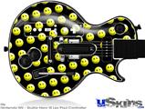 Guitar Hero III Wii Les Paul Skin - Smileys on Black
