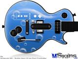 Guitar Hero III Wii Les Paul Skin - Bubbles Blue