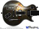 Guitar Hero III Wii Les Paul Skin - Fireball